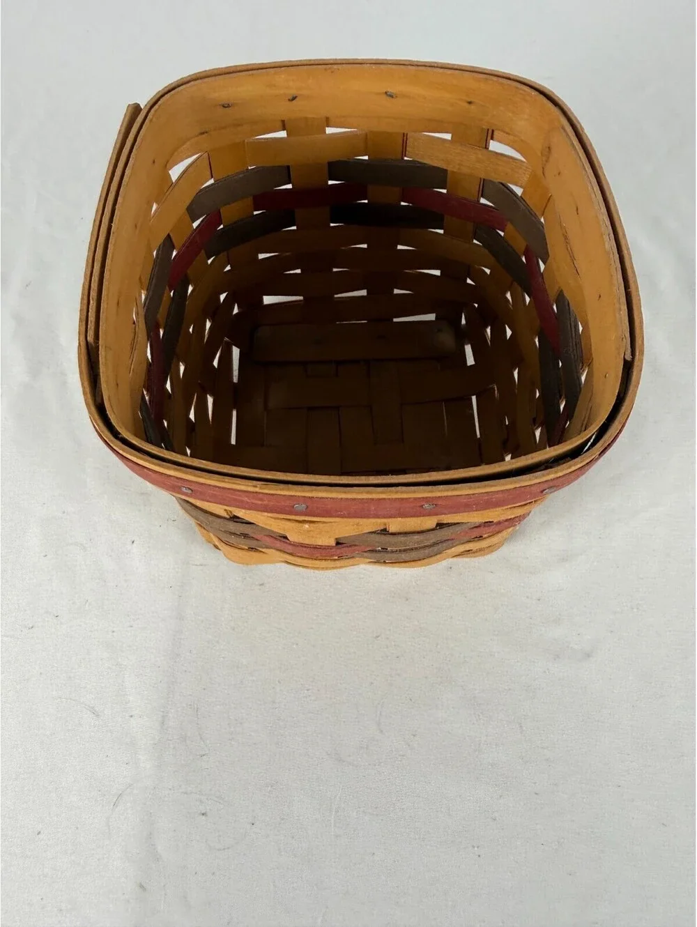 1997  Village Baskets Berlin Heights Ohio Square Basket 5.5